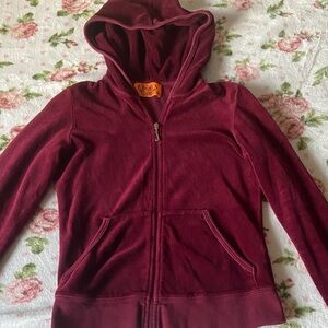 Juicy Couture Burgundy Hoodie vintage